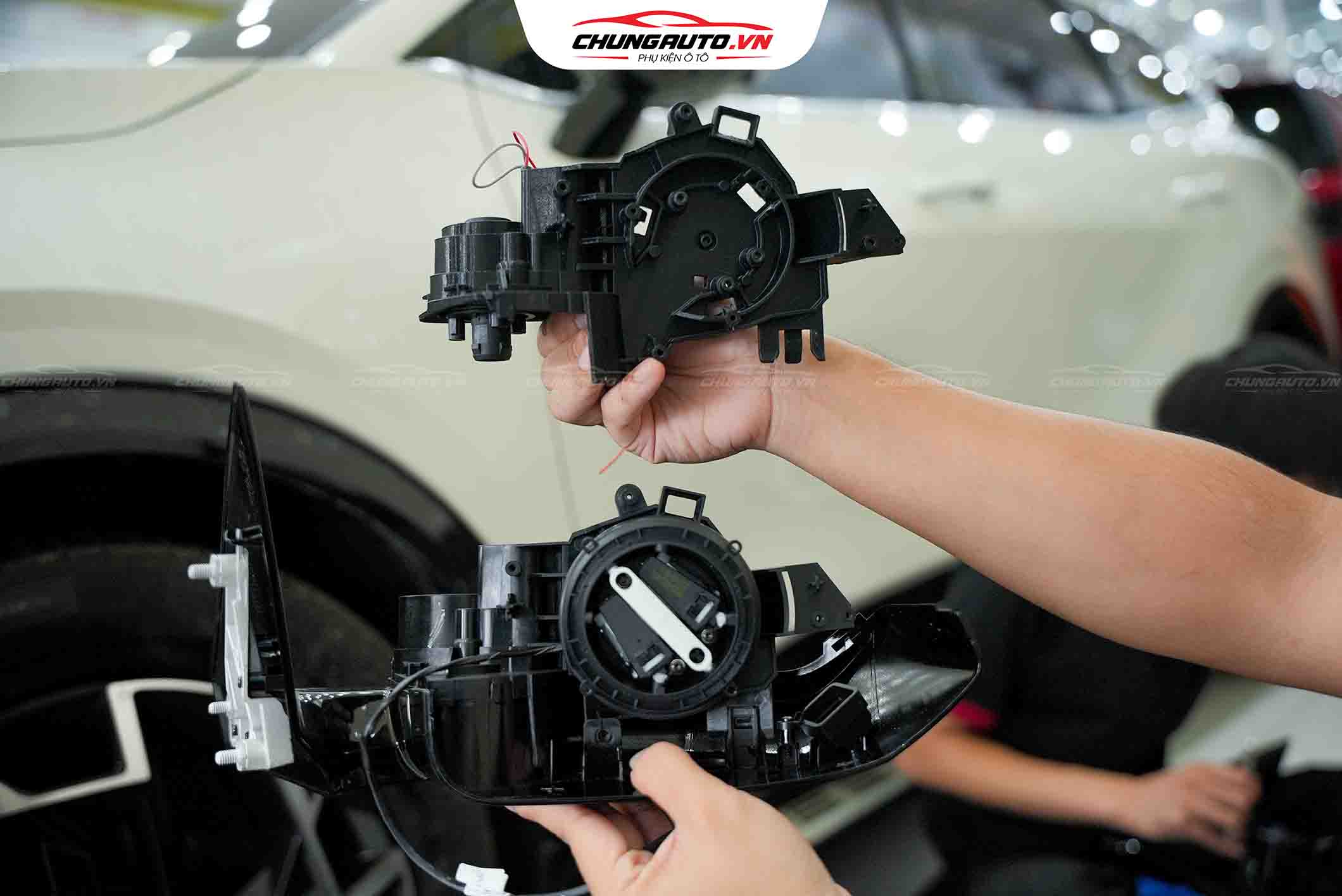 Gập gương điện cho Vinfast Limo Green