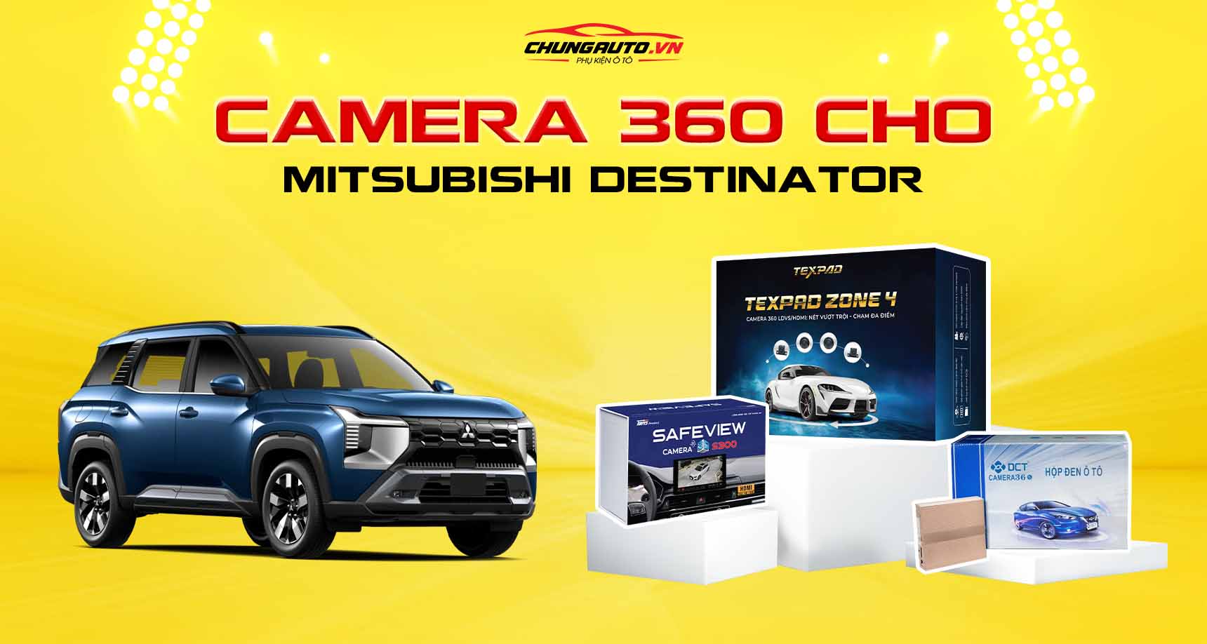 Lắp camera 360 cho Mitsubishi Destinator | Thông tin chi tiết