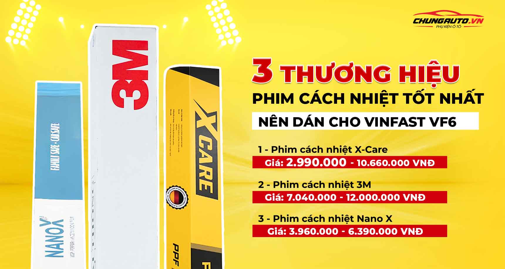 Dán phim cách nhiệt cho Vinfast VF6