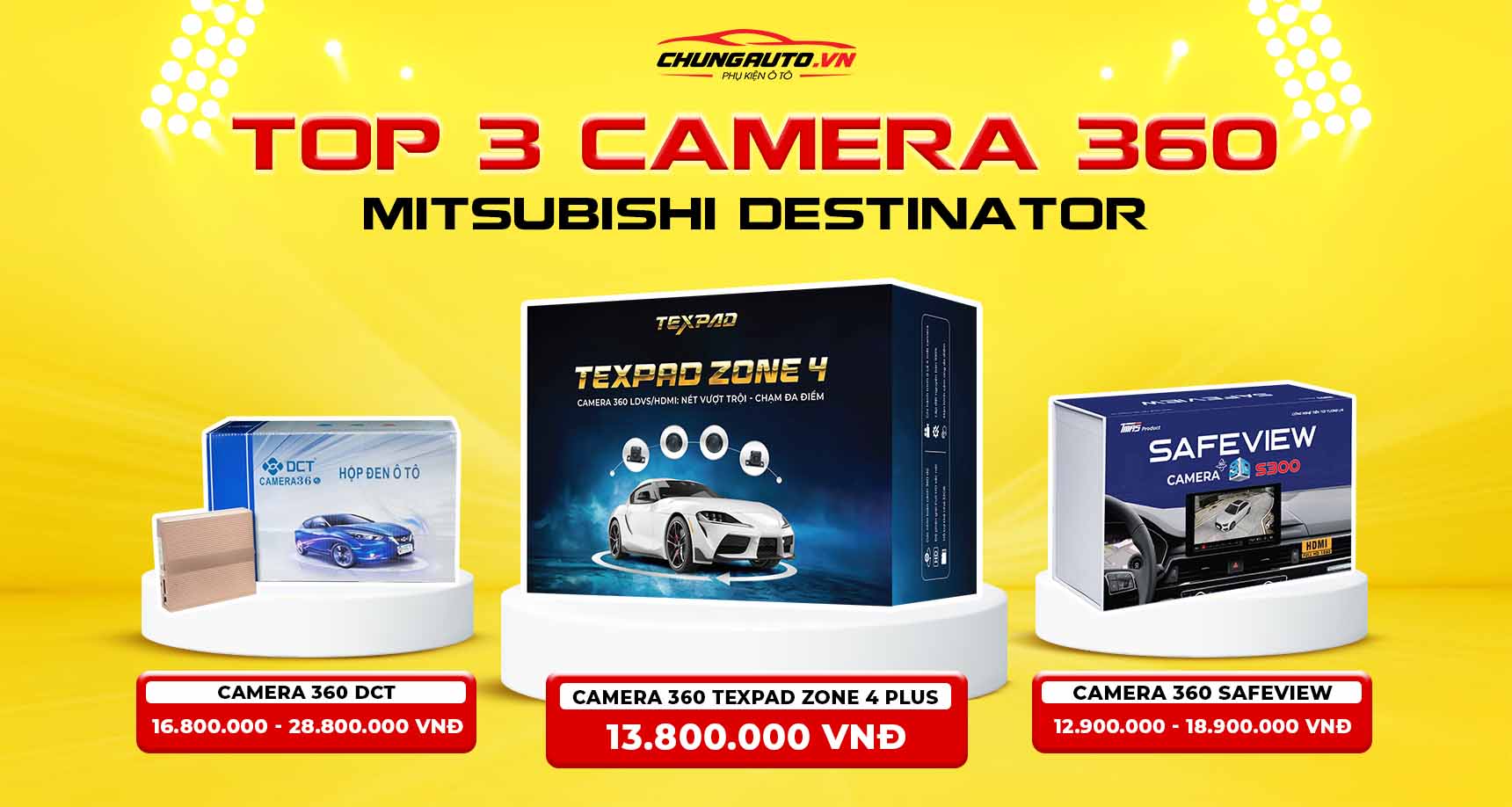 Lắp camera 360 cho Mitsubishi Destinator | Thông tin chi tiết